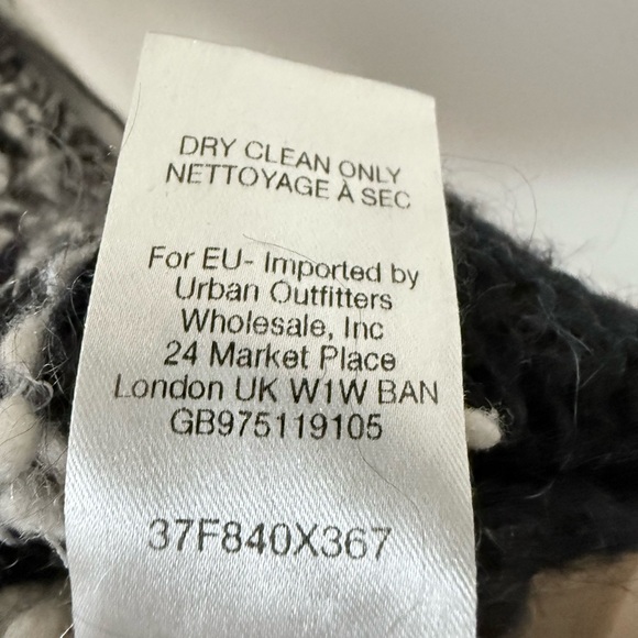 Free People White Moon Pattern Long Cardigan RARE FIND - Picture 7 of 9